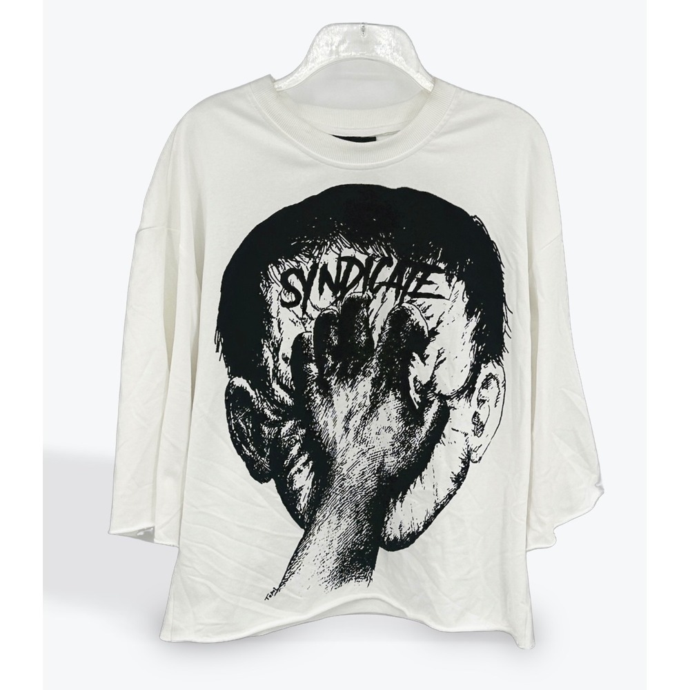Syndicate Paris‎ Graphic Print Crew Neck Sweatshirt Top Streetwear